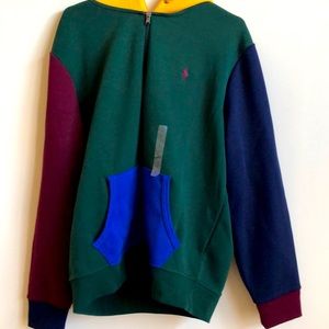 Large polo yellow blue green brand new
